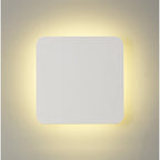 NLK04039 Modena Magnetic Base Wall Lamp LED 20/19cm Square Centre Sand White/Acrylic Frosted Diffuser
