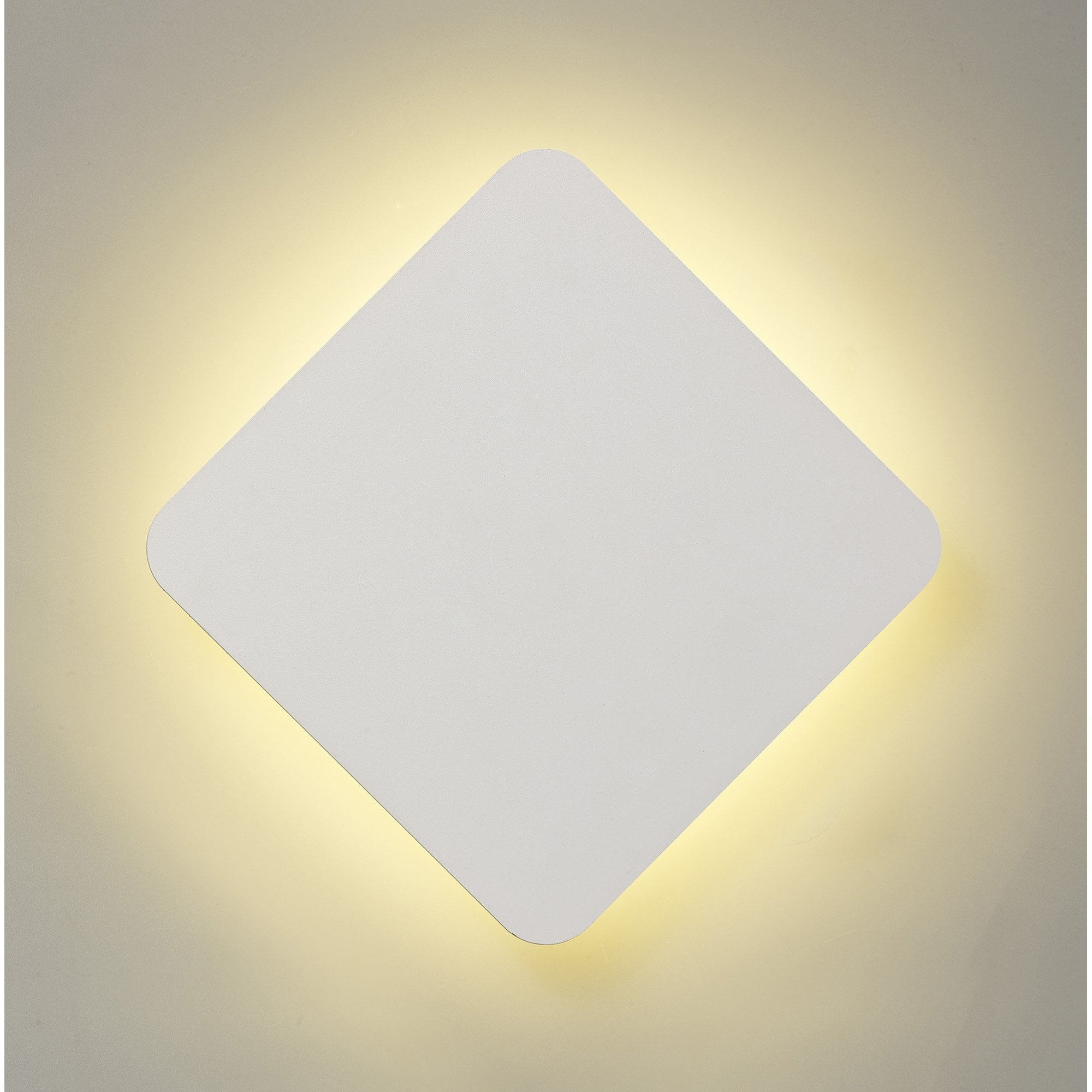 NLK04049 Modena Magnetic Base Wall Lamp LED 20/19cm Diamond Centre Sand White/Acrylic Frosted Diffuser