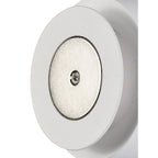 NLK04049 Modena Magnetic Base Wall Lamp LED 20/19cm Diamond Centre Sand White/Acrylic Frosted Diffuser