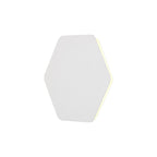 NLK04059 Modena Magnetic Base Wall Lamp LED 20/19cm Horizontal Hexagonal Centre Sand White/Acrylic Frosted Diffuser