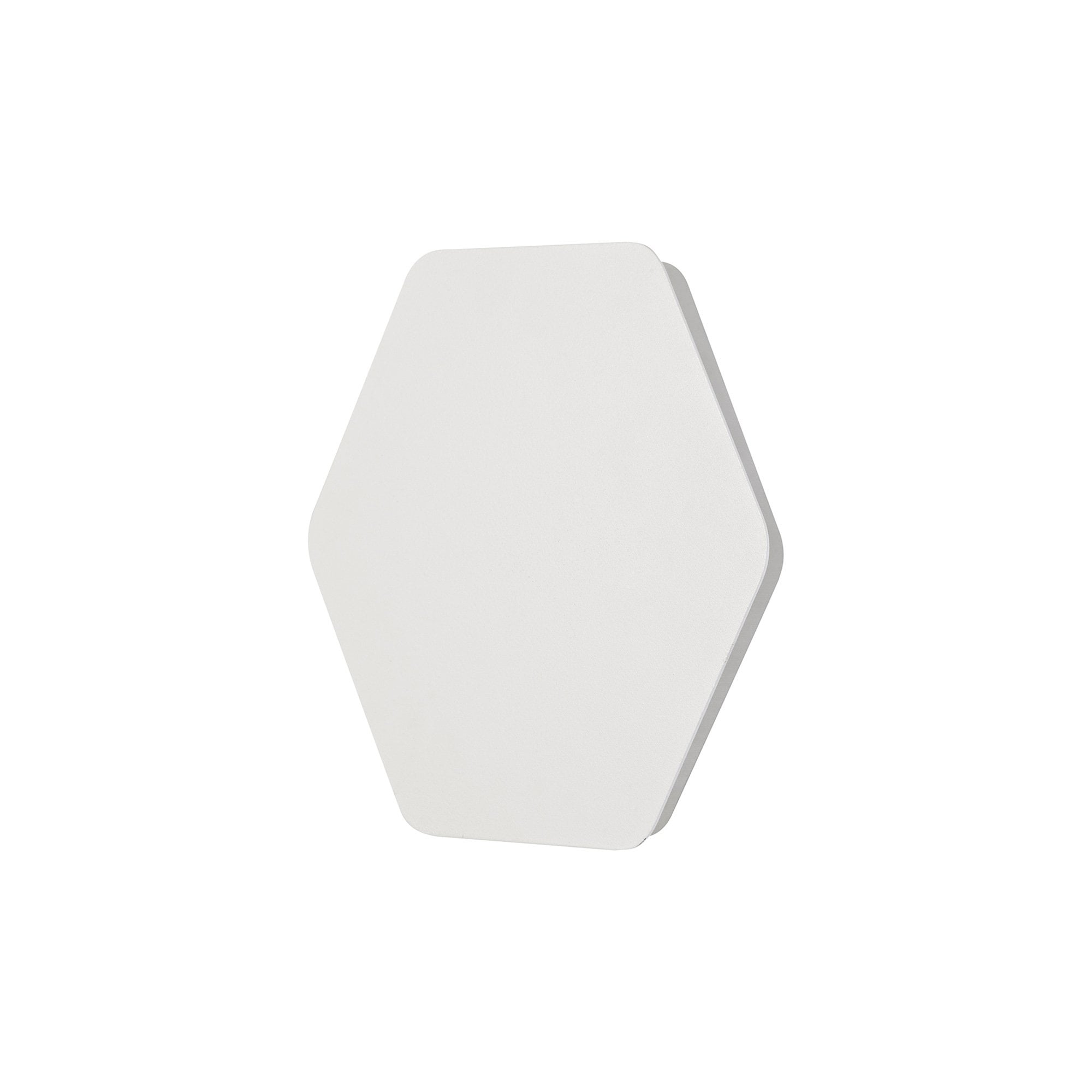 NLK04059 Modena Magnetic Base Wall Lamp LED 20/19cm Horizontal Hexagonal Centre Sand White/Acrylic Frosted Diffuser