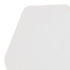 NLK04059 Modena Magnetic Base Wall Lamp LED 20/19cm Horizontal Hexagonal Centre Sand White/Acrylic Frosted Diffuser