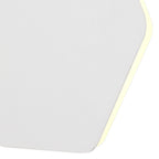 NLK04059 Modena Magnetic Base Wall Lamp LED 20/19cm Horizontal Hexagonal Centre Sand White/Acrylic Frosted Diffuser