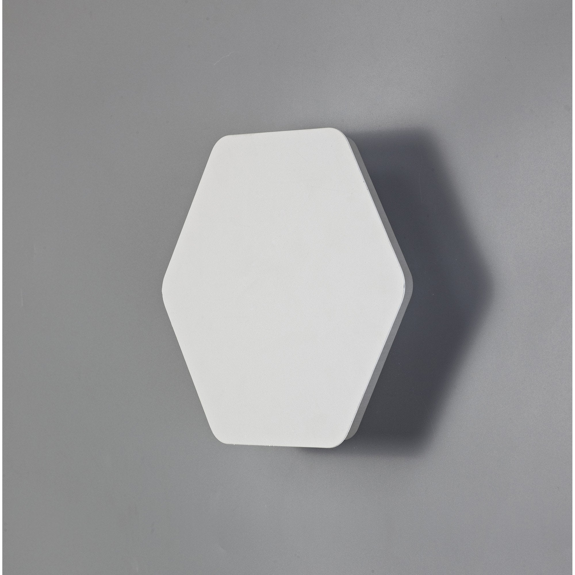 NLK04059 Modena Magnetic Base Wall Lamp LED 20/19cm Horizontal Hexagonal Centre Sand White/Acrylic Frosted Diffuser