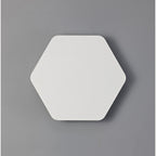 NLK04059 Modena Magnetic Base Wall Lamp LED 20/19cm Horizontal Hexagonal Centre Sand White/Acrylic Frosted Diffuser