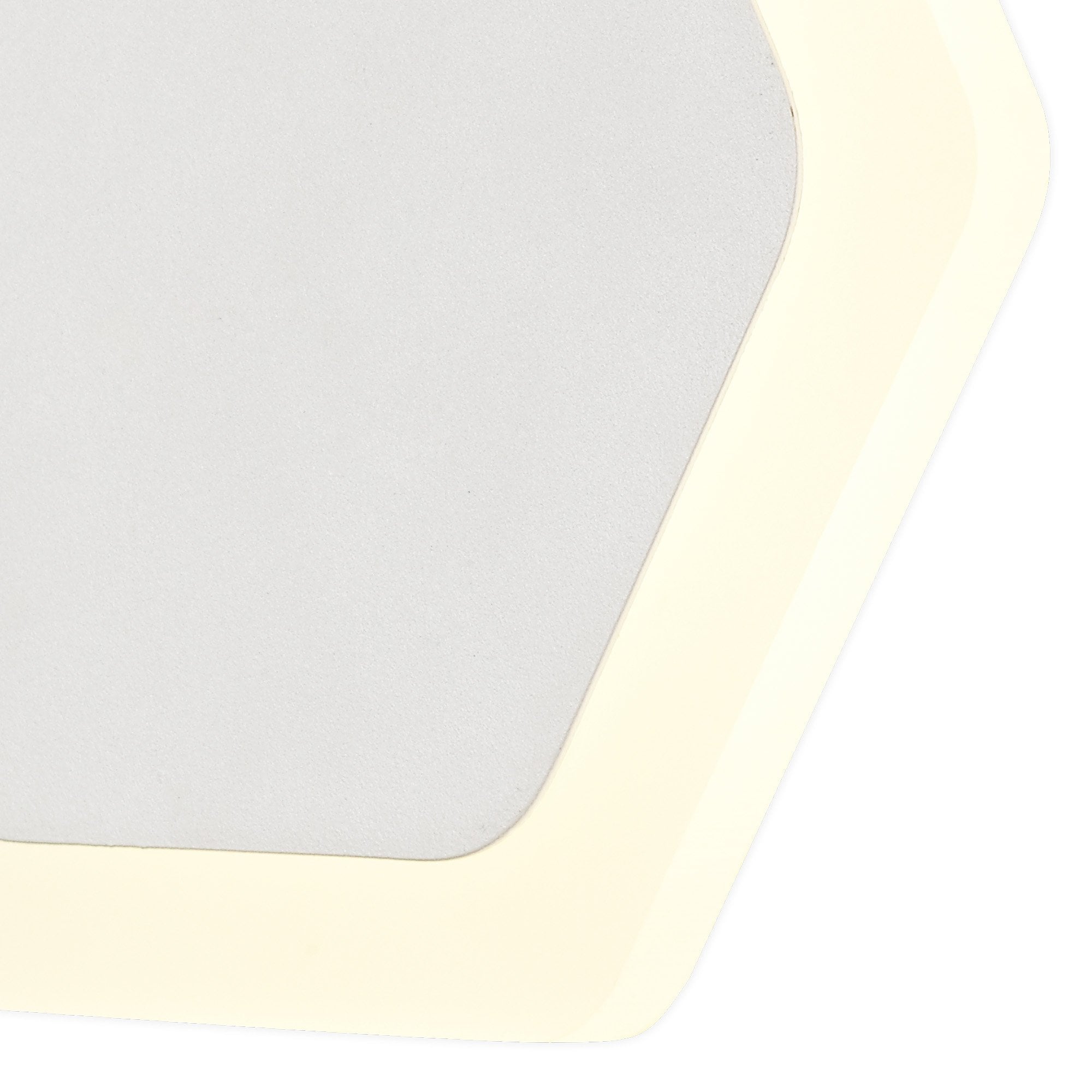NLK04089 Modena Magnetic Base Wall Lamp LED 15/19cm Horizontal Hexagonal Centre Sand White/Acrylic Frosted Diffuser