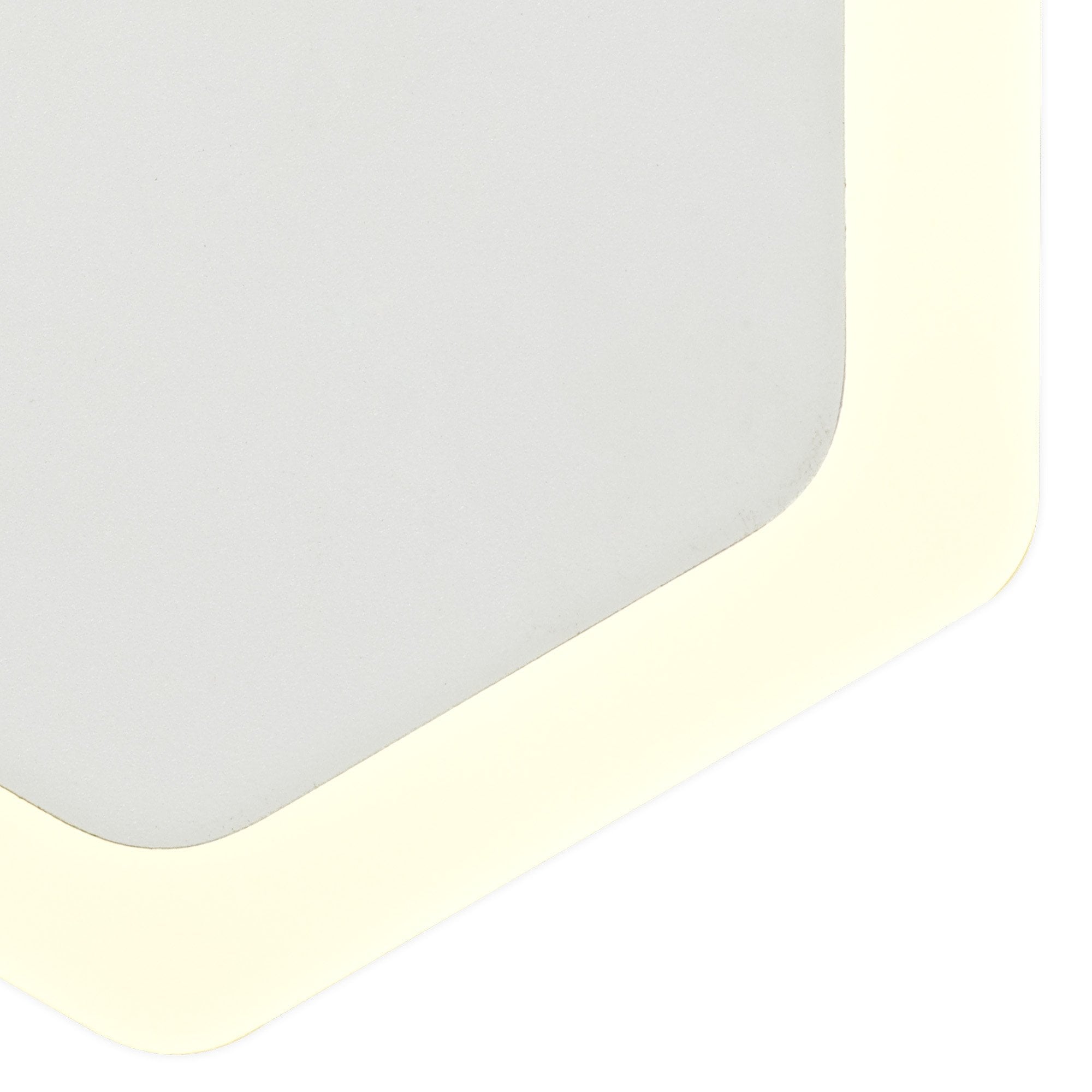 NLK04099 Modena Magnetic Base Wall Lamp LED 15/19cm Vertical Hexagonal Centre Sand White/Acrylic Frosted Diffuser