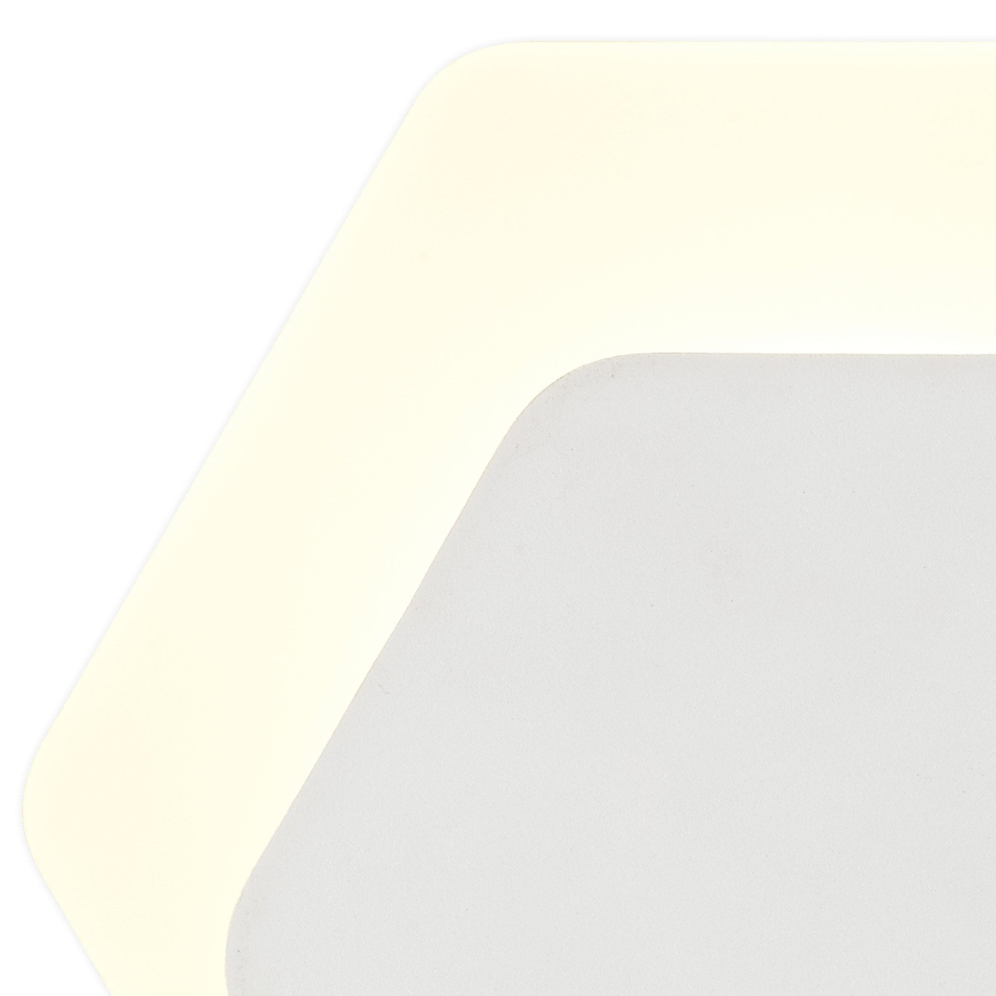 NLK04119 Modena Magnetic Base Wall Lamp LED 15/19cm Horizontal Hexagonal Bottom Offset Sand White/Acrylic Frosted Diffuser