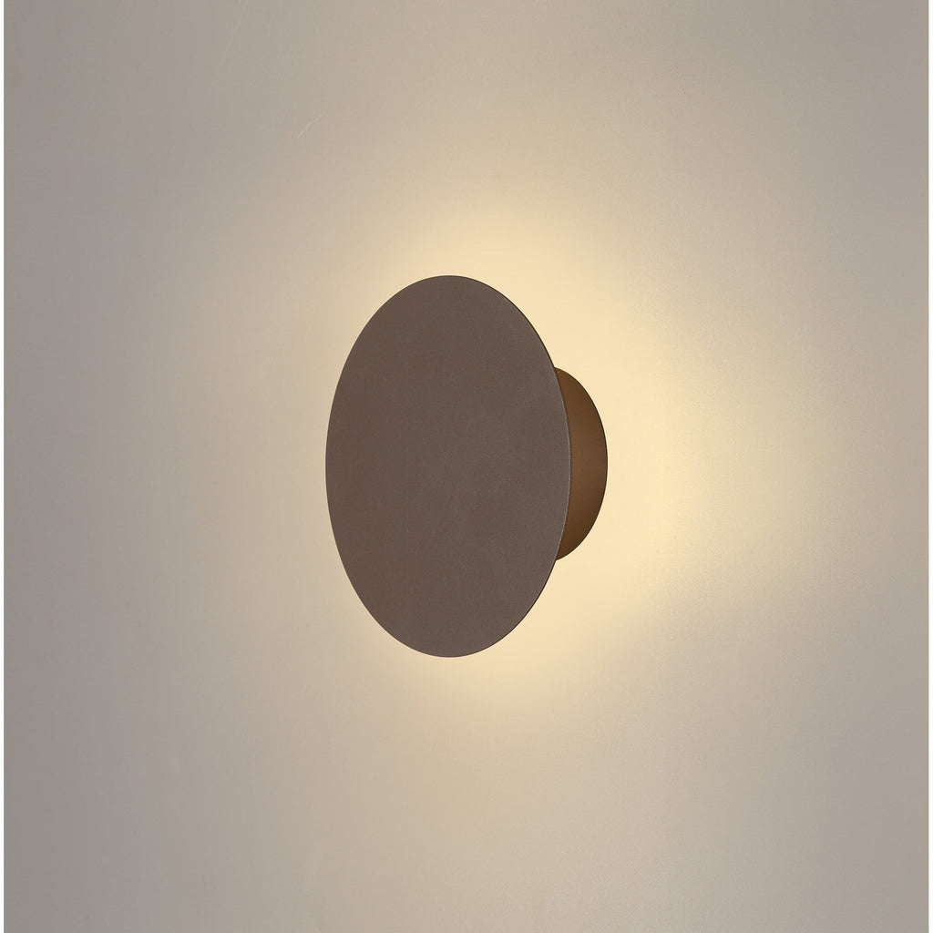 NLK04139 Modena Magnetic Base Wall Lamp LED 15cm Round Coffee