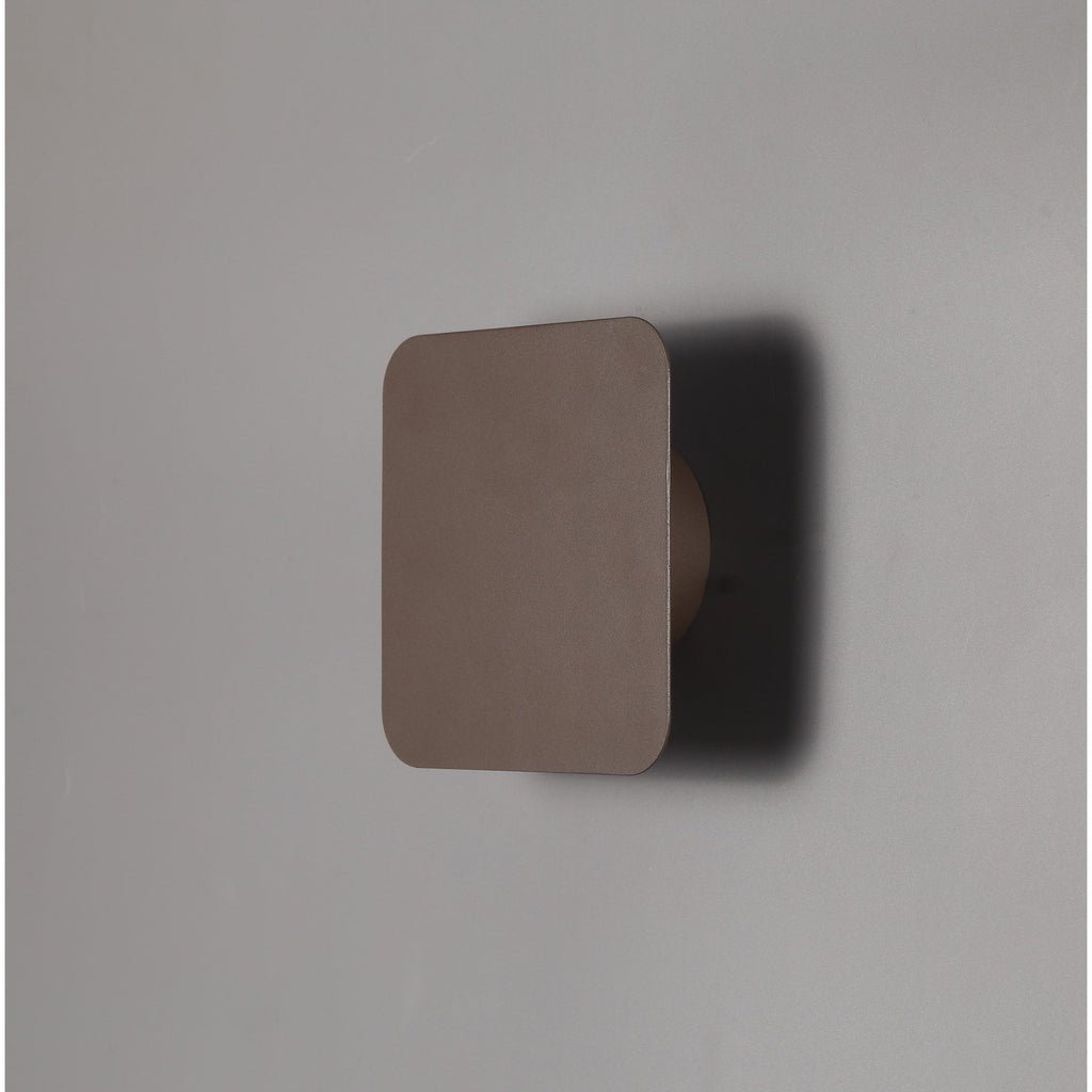NLK04159 Modena Magnetic Base Wall Lamp LED 15cm Square Coffee