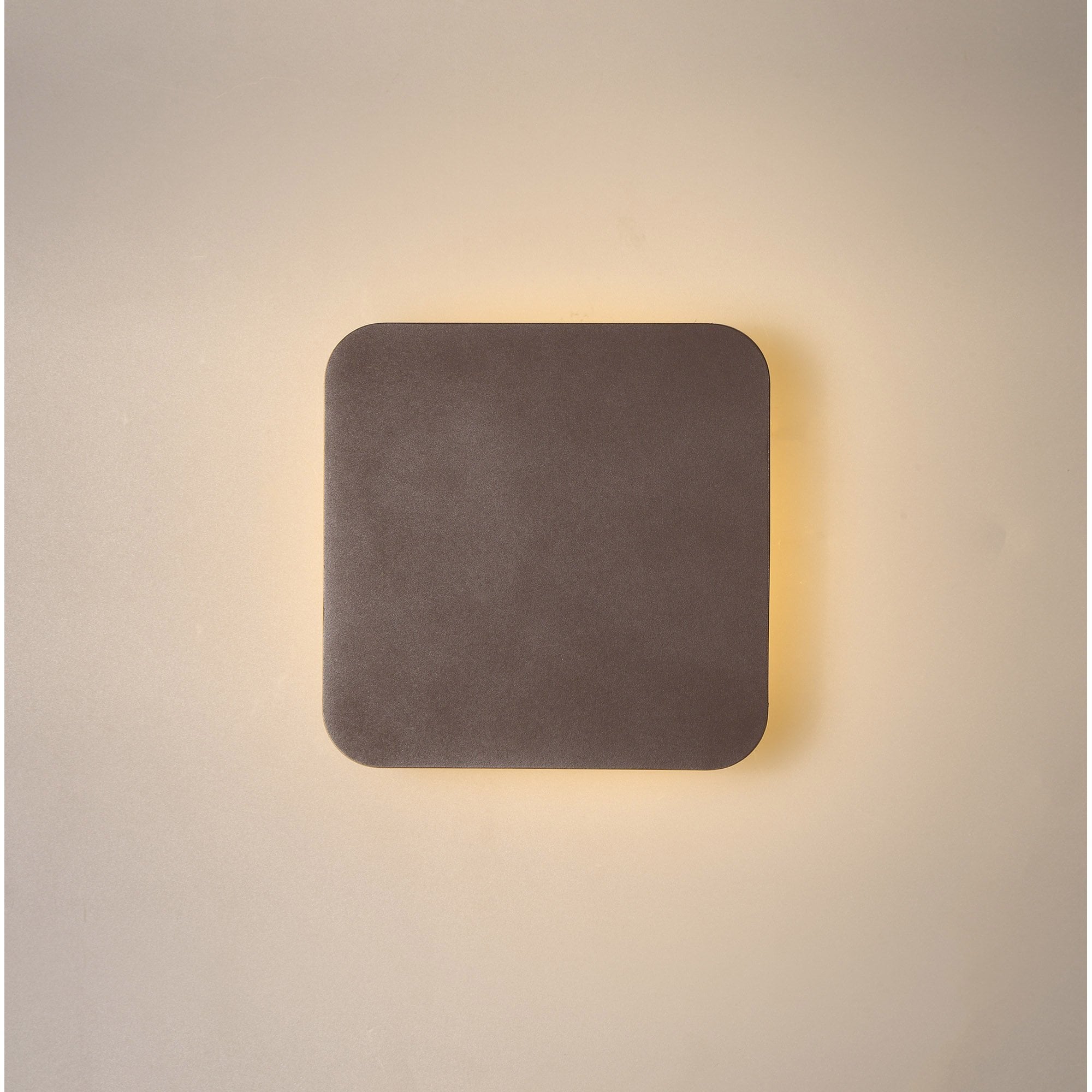 NLK04159 Modena Magnetic Base Wall Lamp LED 15cm Square Coffee