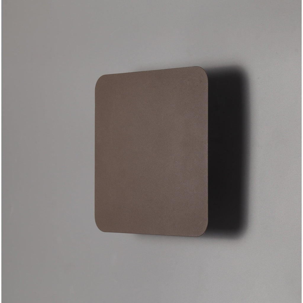 NLK04179 Modena Magnetic Base Wall Lamp LED 20cm Square Coffee