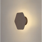 NLK04199 Modena Magnetic Base Wall Lamp LED 15cm Horizontal Hexagonal Coffee