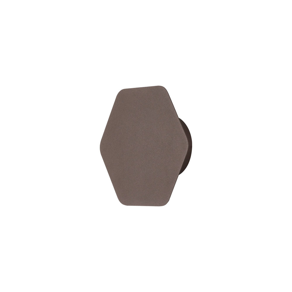 NLK04199 Modena Magnetic Base Wall Lamp LED 15cm Horizontal Hexagonal Coffee