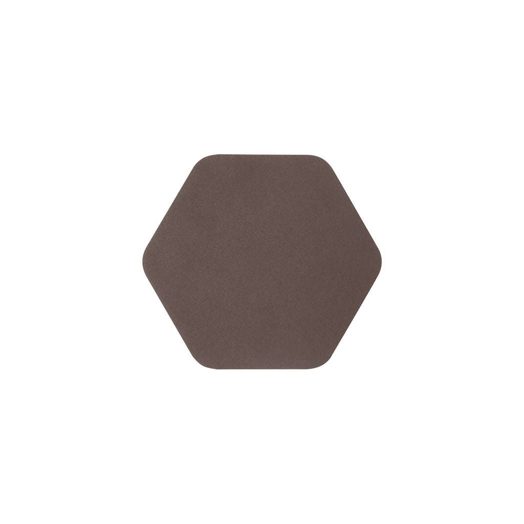 NLK04199 Modena Magnetic Base Wall Lamp LED 15cm Horizontal Hexagonal Coffee
