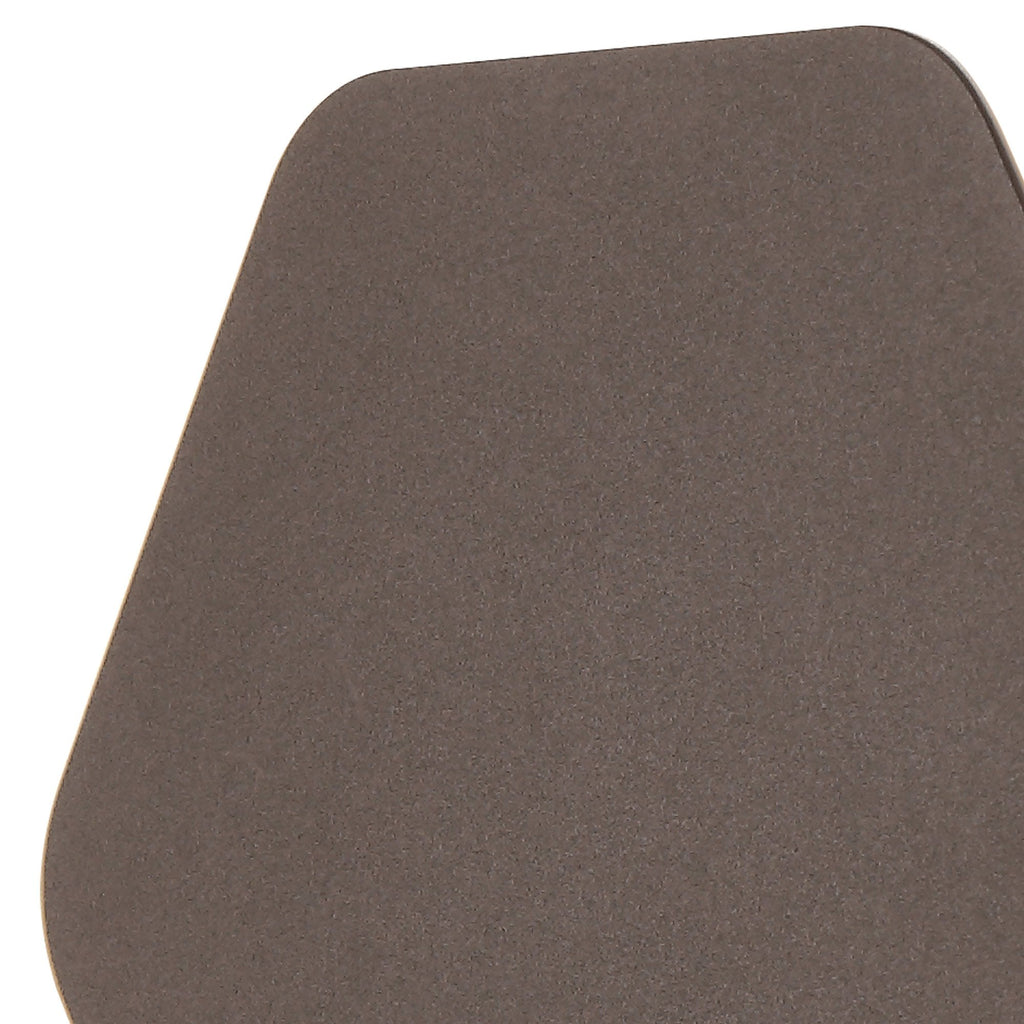 NLK04199 Modena Magnetic Base Wall Lamp LED 15cm Horizontal Hexagonal Coffee