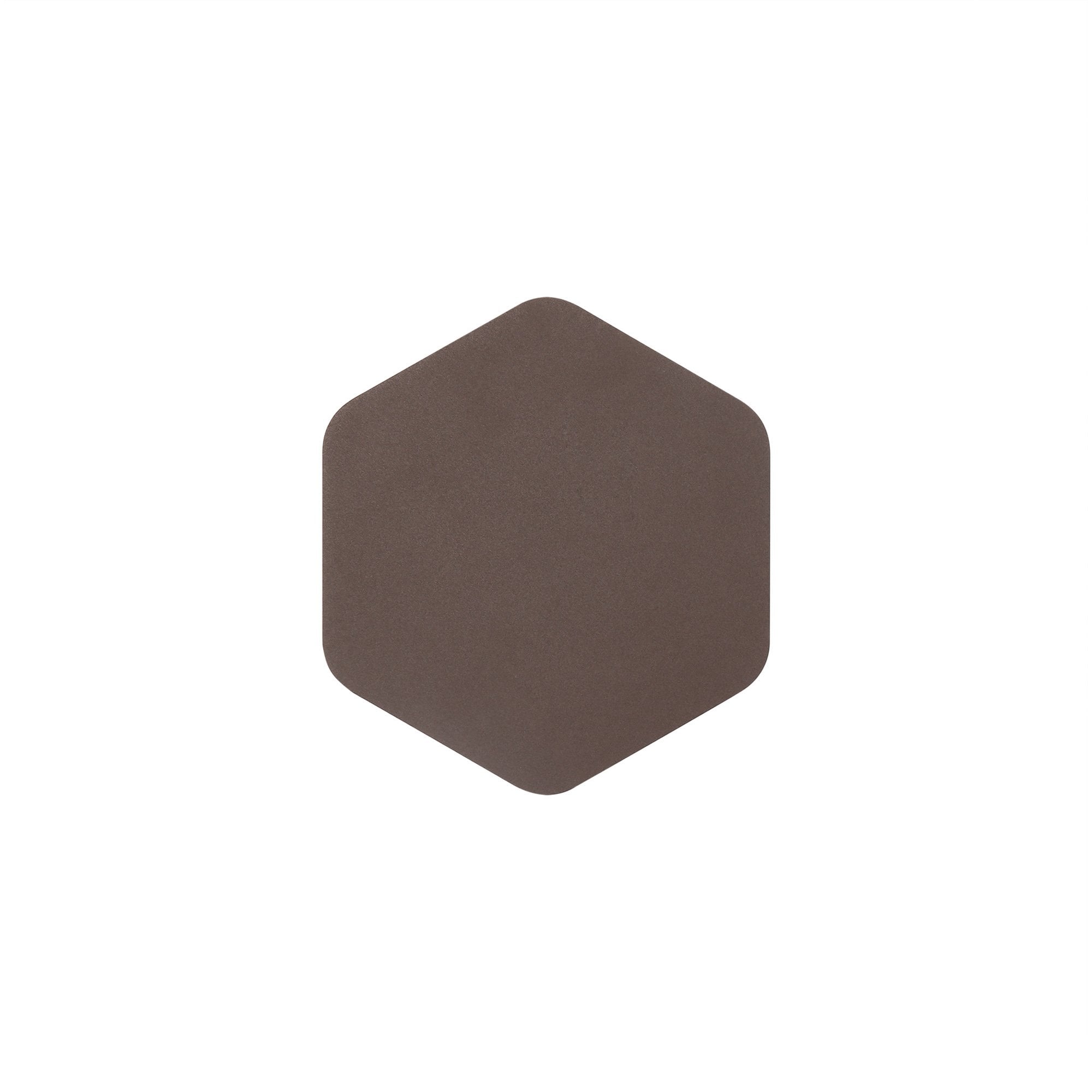 NLK04209 Modena Magnetic Base Wall Lamp LED 15cm Vertical Hexagonal Coffee