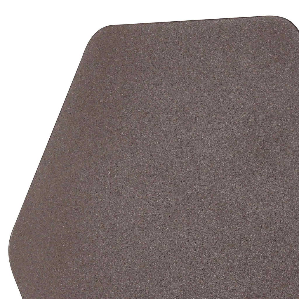 NLK04219 Modena Magnetic Base Wall Lamp LED 20cm Horizontal Hexagonal Coffee