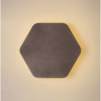 NLK04219 Modena Magnetic Base Wall Lamp LED 20cm Horizontal Hexagonal Coffee