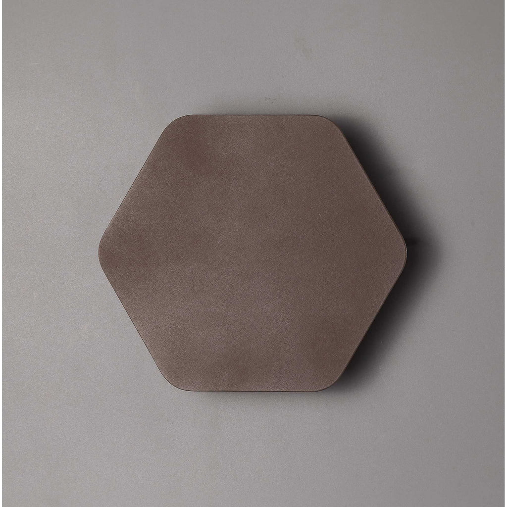 NLK04219 Modena Magnetic Base Wall Lamp LED 20cm Horizontal Hexagonal Coffee