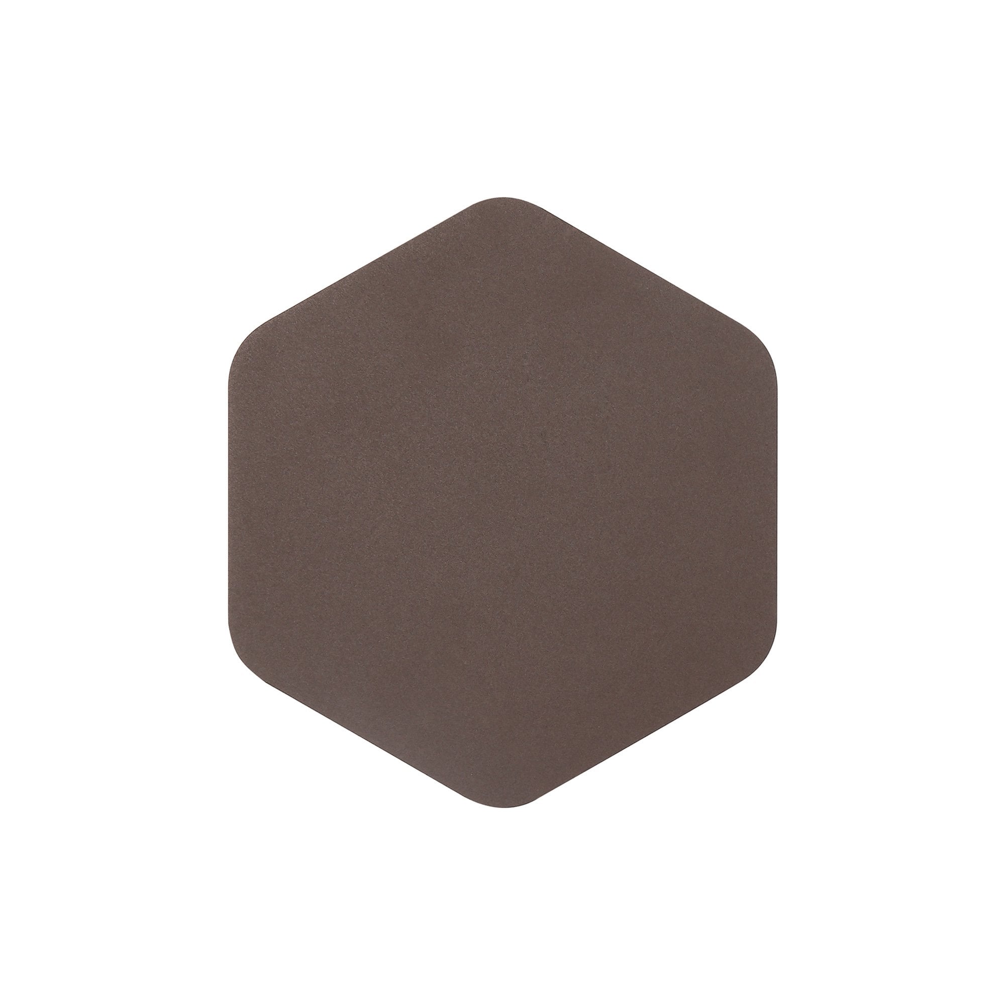 NLK04229 Modena Magnetic Base Wall Lamp LED 20cm Vertical Hexagonal Coffee