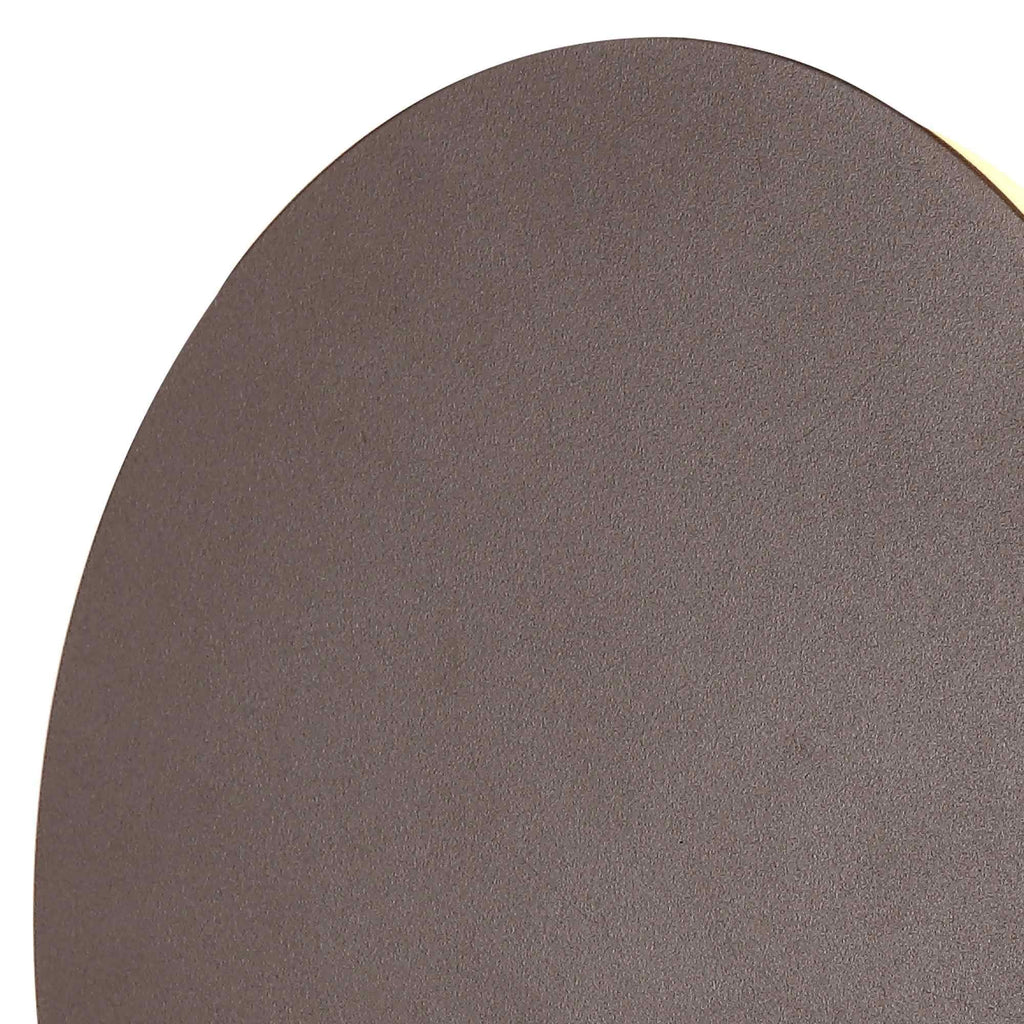NLK04239 Modena Magnetic Base Wall Lamp LED 20/19cm Centre Coffee/Acrylic Frosted Diffuser