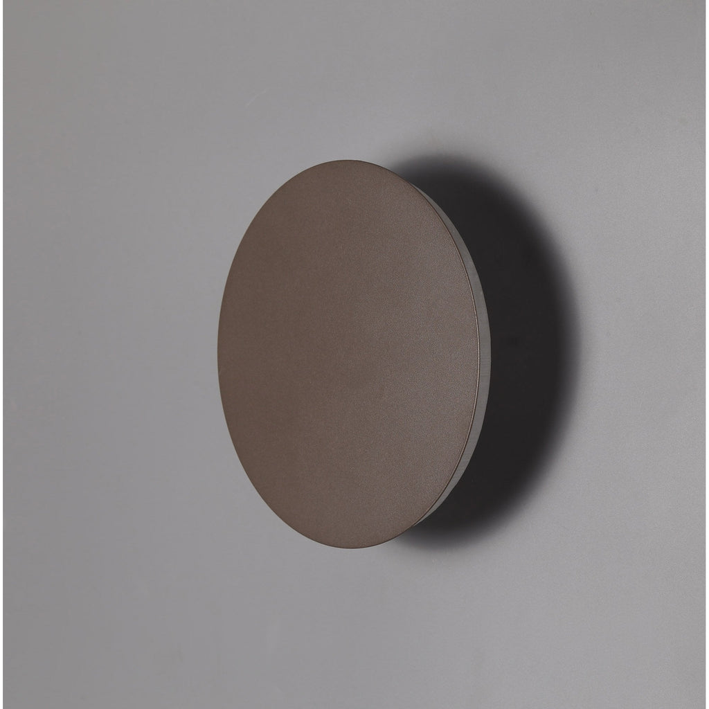 NLK04239 Modena Magnetic Base Wall Lamp LED 20/19cm Centre Coffee/Acrylic Frosted Diffuser