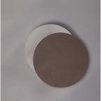 NLK04249 Modena Magnetic Base Wall Lamp LED 20/19cm Round Right Offset Coffee/Acrylic Frosted Diffuser