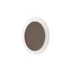 NLK04269 Modena Magnetic Base Wall Lamp LED 15/19cm Round Centre Coffee/Acrylic Frosted Diffuser