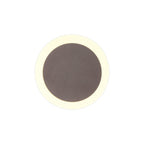 NLK04269 Modena Magnetic Base Wall Lamp LED 15/19cm Round Centre Coffee/Acrylic Frosted Diffuser