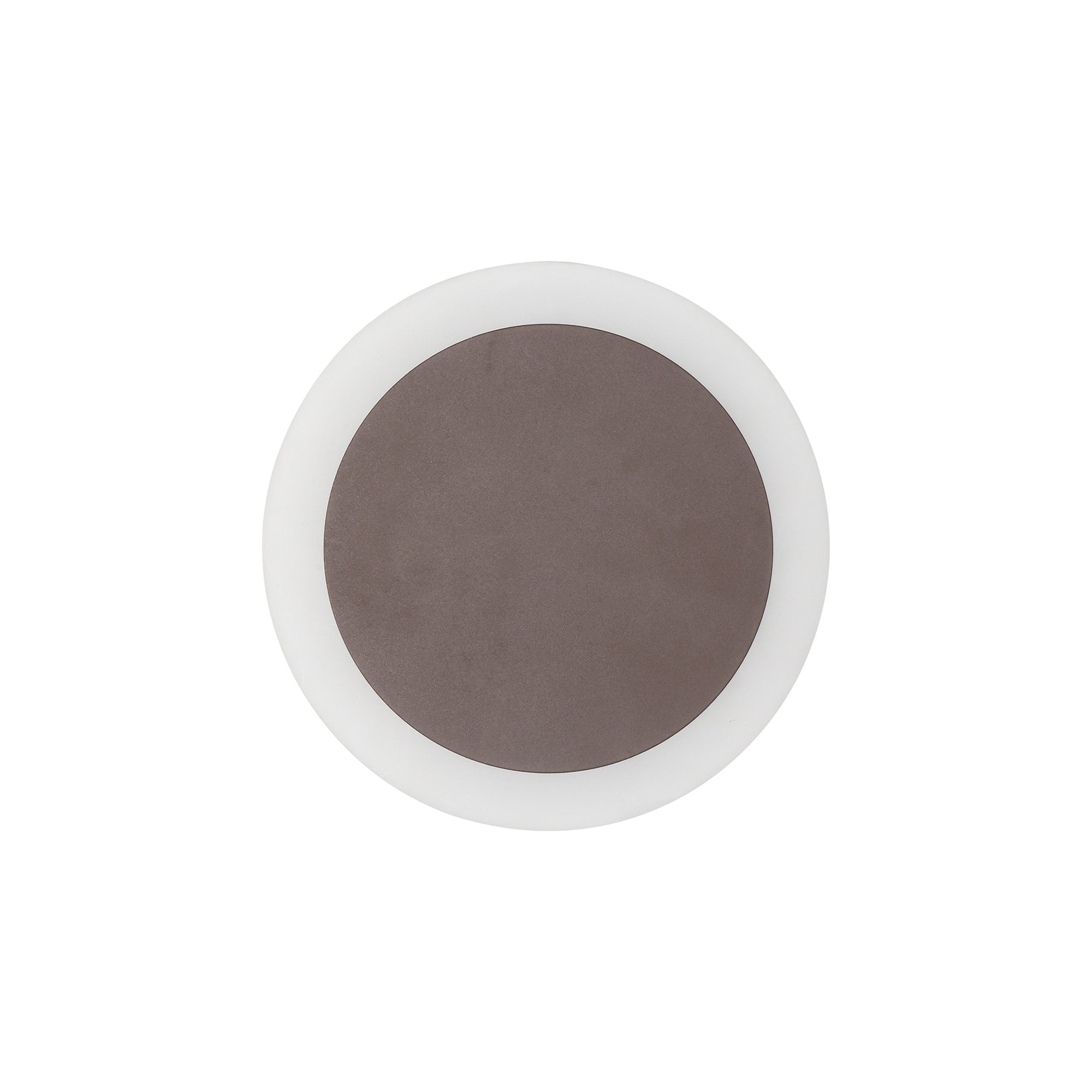 NLK04269 Modena Magnetic Base Wall Lamp LED 15/19cm Round Centre Coffee/Acrylic Frosted Diffuser