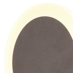NLK04269 Modena Magnetic Base Wall Lamp LED 15/19cm Round Centre Coffee/Acrylic Frosted Diffuser