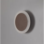 NLK04269 Modena Magnetic Base Wall Lamp LED 15/19cm Round Centre Coffee/Acrylic Frosted Diffuser