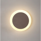 NLK04269 Modena Magnetic Base Wall Lamp LED 15/19cm Round Centre Coffee/Acrylic Frosted Diffuser