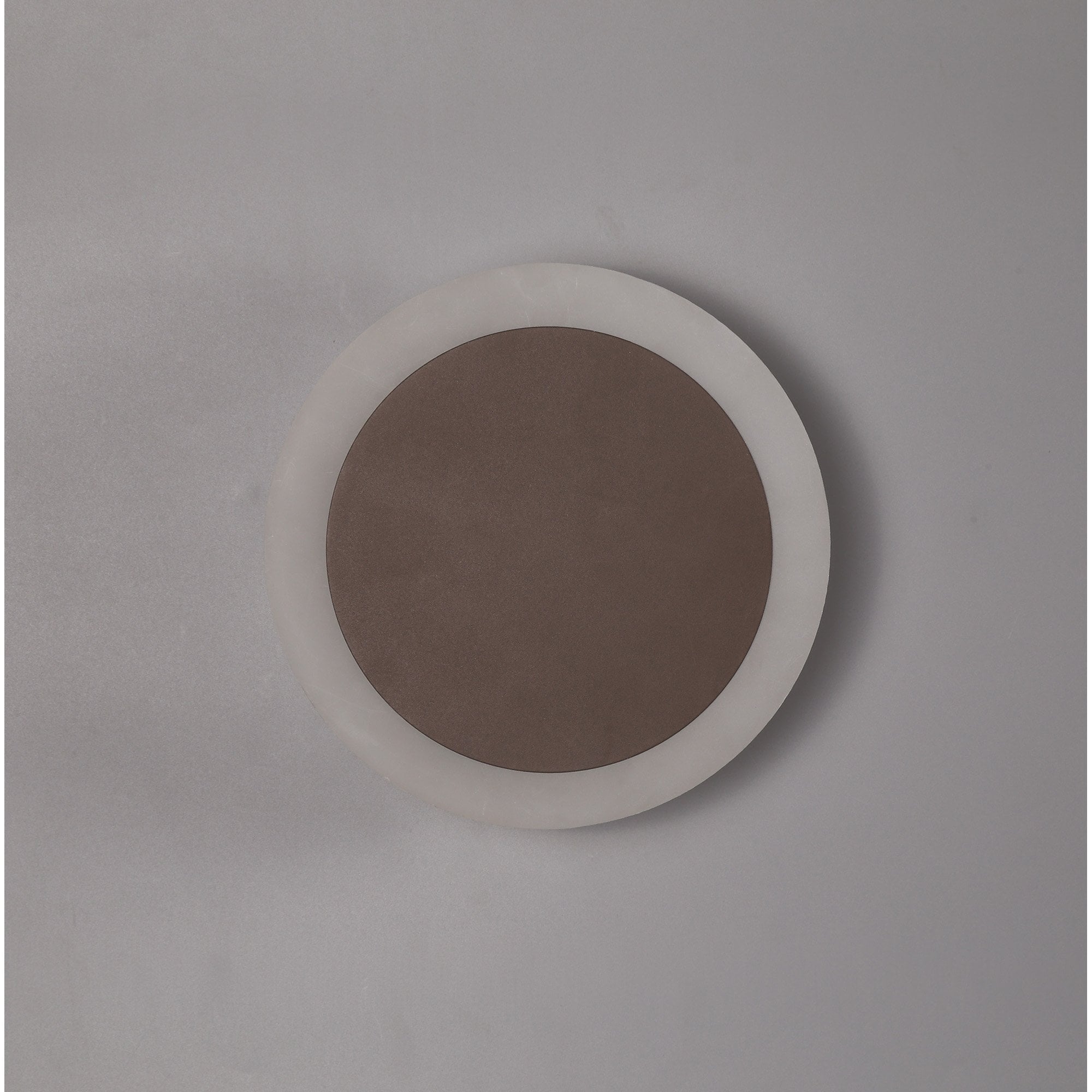 NLK04269 Modena Magnetic Base Wall Lamp LED 15/19cm Round Centre Coffee/Acrylic Frosted Diffuser