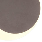 NLK04289 Modena Magnetic Base Wall Lamp LED 15/19cm Round Right Offset Coffee/Acrylic Frosted Diffuser