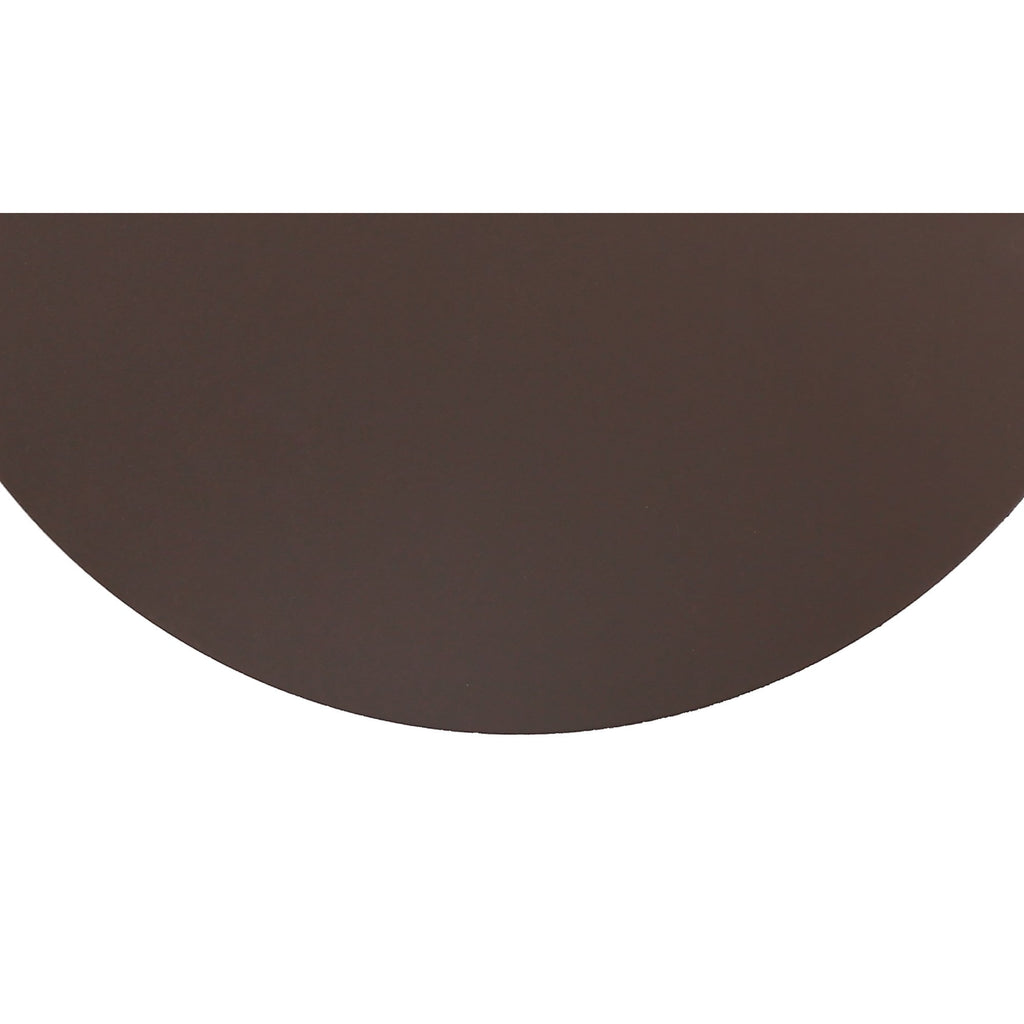 NLK04289 Modena Magnetic Base Wall Lamp LED 15/19cm Round Right Offset Coffee/Acrylic Frosted Diffuser
