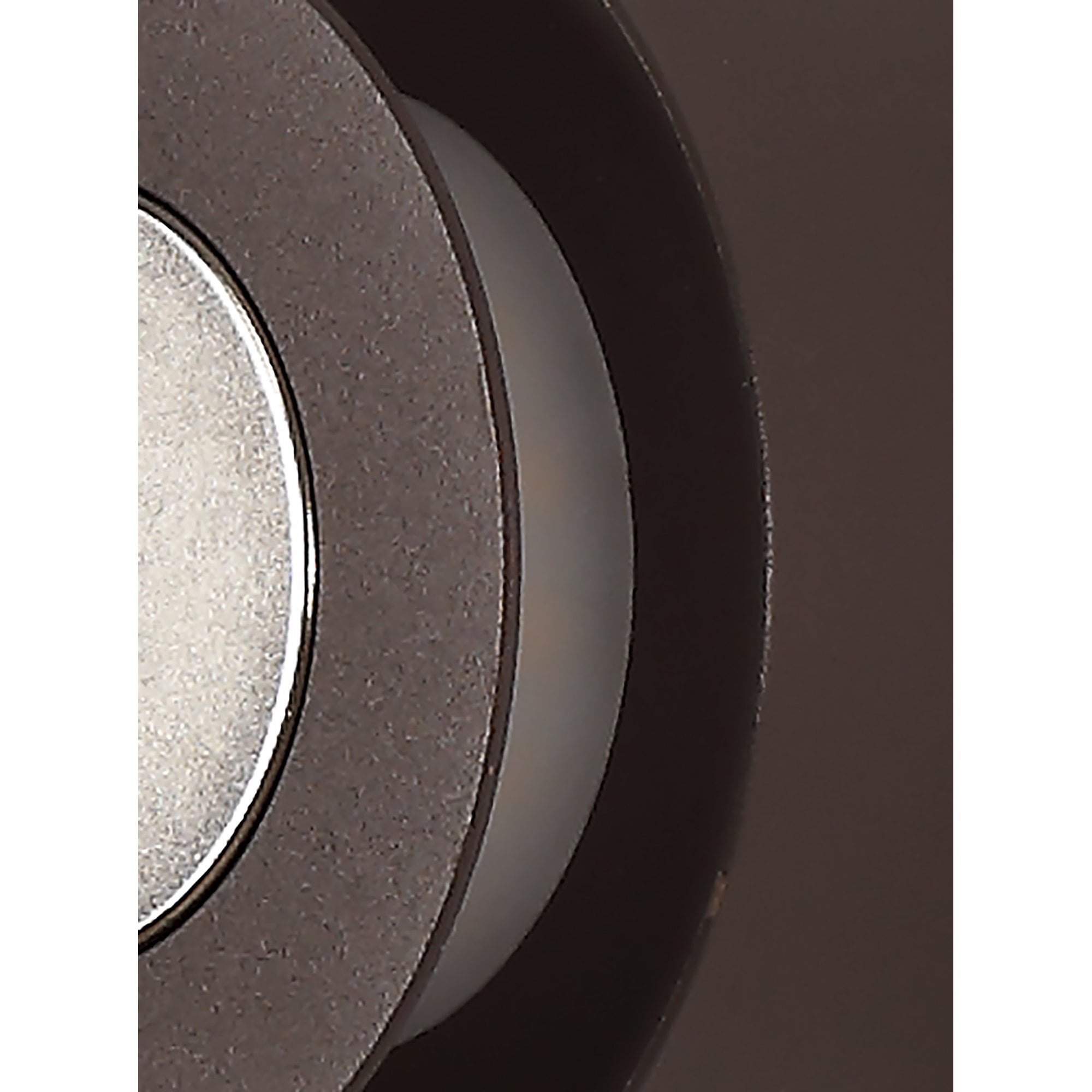 NLK04309 Modena Magnetic Base Wall Lamp LED 15cm Horizontal Hexagonal 19cm Round Centre Coffee/Acrylic Frosted Diffuser