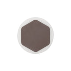 NLK04319 Modena Magnetic Base Wall Lamp LED 15cm Vertical Hexagonal 19cm Round Centre Coffee/Acrylic Frosted Diffuser