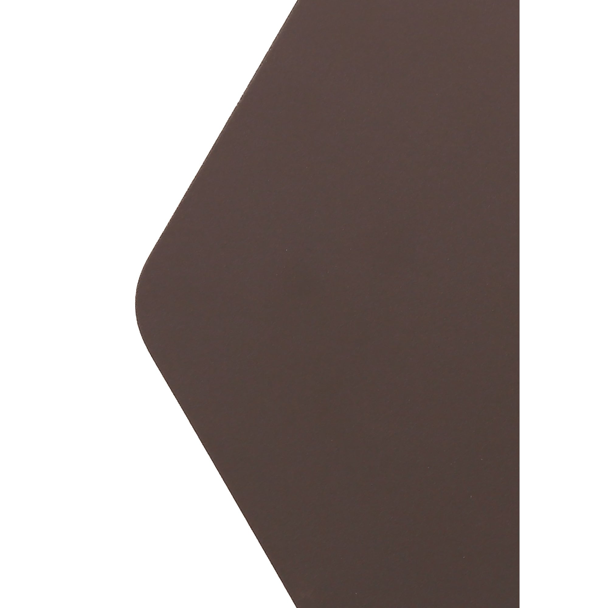 NLK04319 Modena Magnetic Base Wall Lamp LED 15cm Vertical Hexagonal 19cm Round Centre Coffee/Acrylic Frosted Diffuser