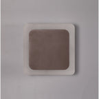 NLK04329 Modena Magnetic Base Wall Lamp LED 15/19cm Square Centre Coffee/Acrylic Frosted Diffuser