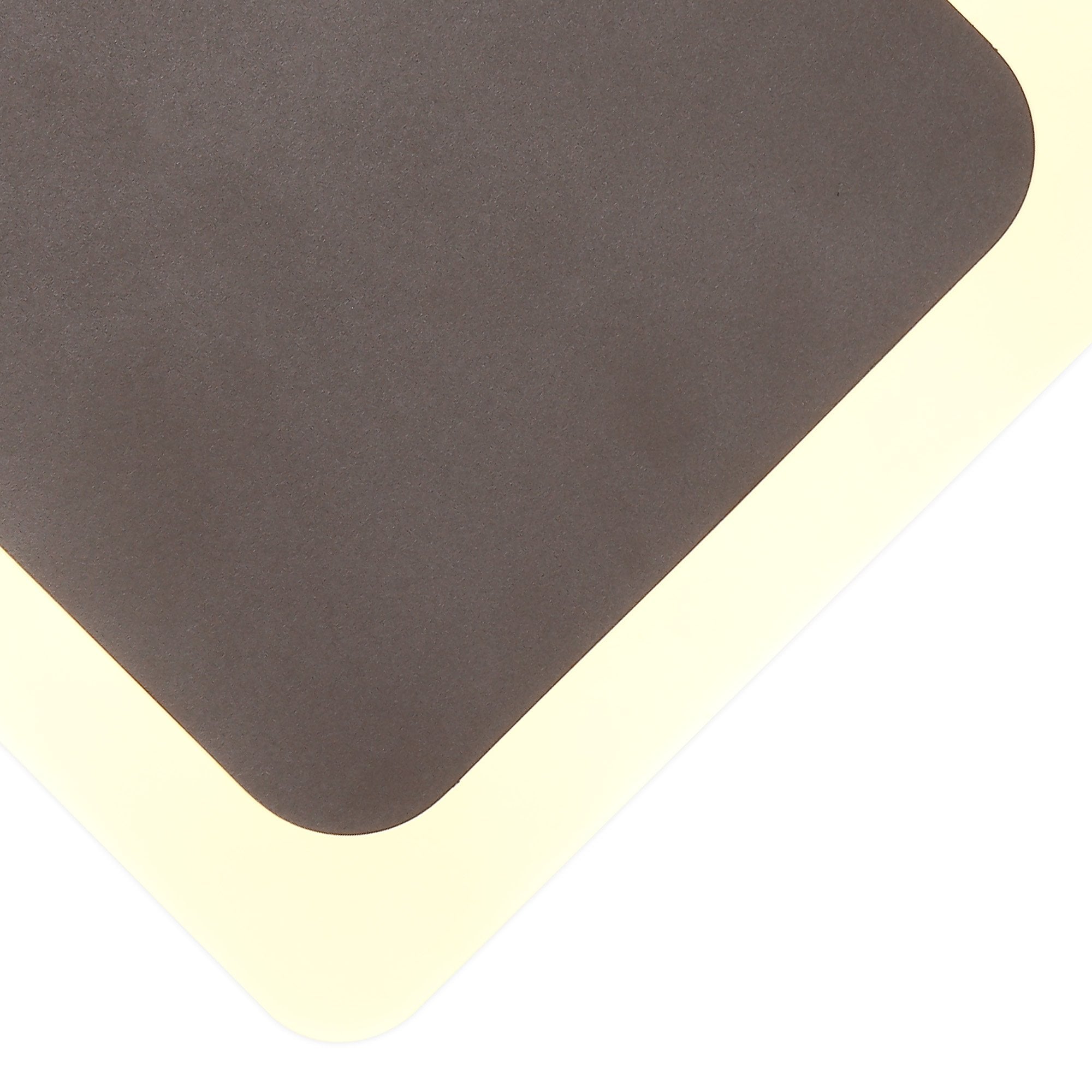 NLK04339 Modena Magnetic Base Wall Lamp LED 15/19cm Diamond Centre Coffee/Acrylic Frosted Diffuser