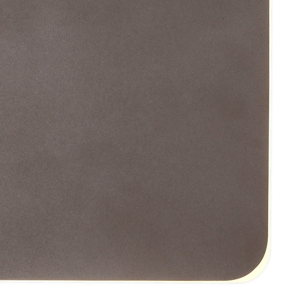 NLK04349 Modena Magnetic Base Wall Lamp LED 15/19cm Square Right Offset Coffee/Acrylic Frosted Diffuser
