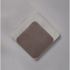 NLK04359 Modena Magnetic Base Wall Lamp LED 15/19cm Diamond Bottom Offset Coffee/Acrylic Frosted Diffuser