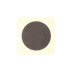 NLK04379 Modena Magnetic Base Wall Lamp LED 15cm Round 19cm Square Centre Coffee/Acrylic Frosted Diffuser