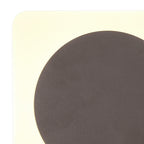 NLK04379 Modena Magnetic Base Wall Lamp LED 15cm Round 19cm Square Centre Coffee/Acrylic Frosted Diffuser
