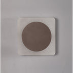 NLK04379 Modena Magnetic Base Wall Lamp LED 15cm Round 19cm Square Centre Coffee/Acrylic Frosted Diffuser