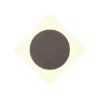 NLK04389 Modena Magnetic Base Wall Lamp LED 15cm Round 19cm Diamond Centre Coffee/Acrylic Frosted Diffuser