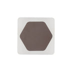 NLK04399 Modena Magnetic Base Wall Lamp LED 15cm Horizontal Hexagonal 19cm Square Centre Coffee/Acrylic Frosted Diffuser
