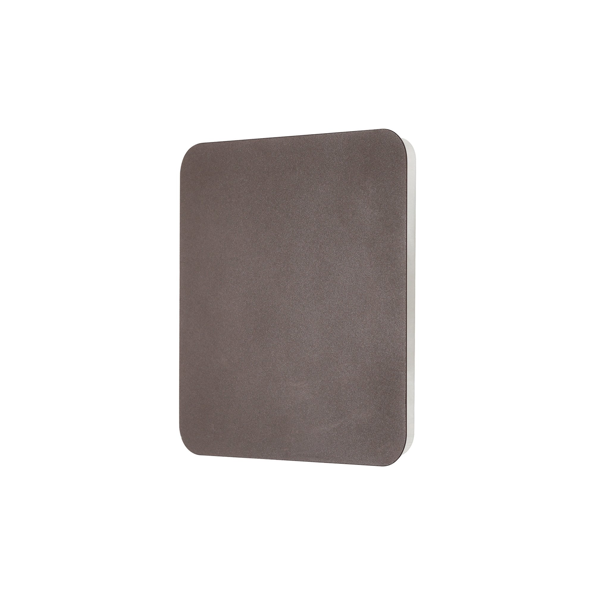 NLK04409 Modena Magnetic Base Wall Lamp LED 20/19cm Square Centre Coffee/Acrylic Frosted Diffuser